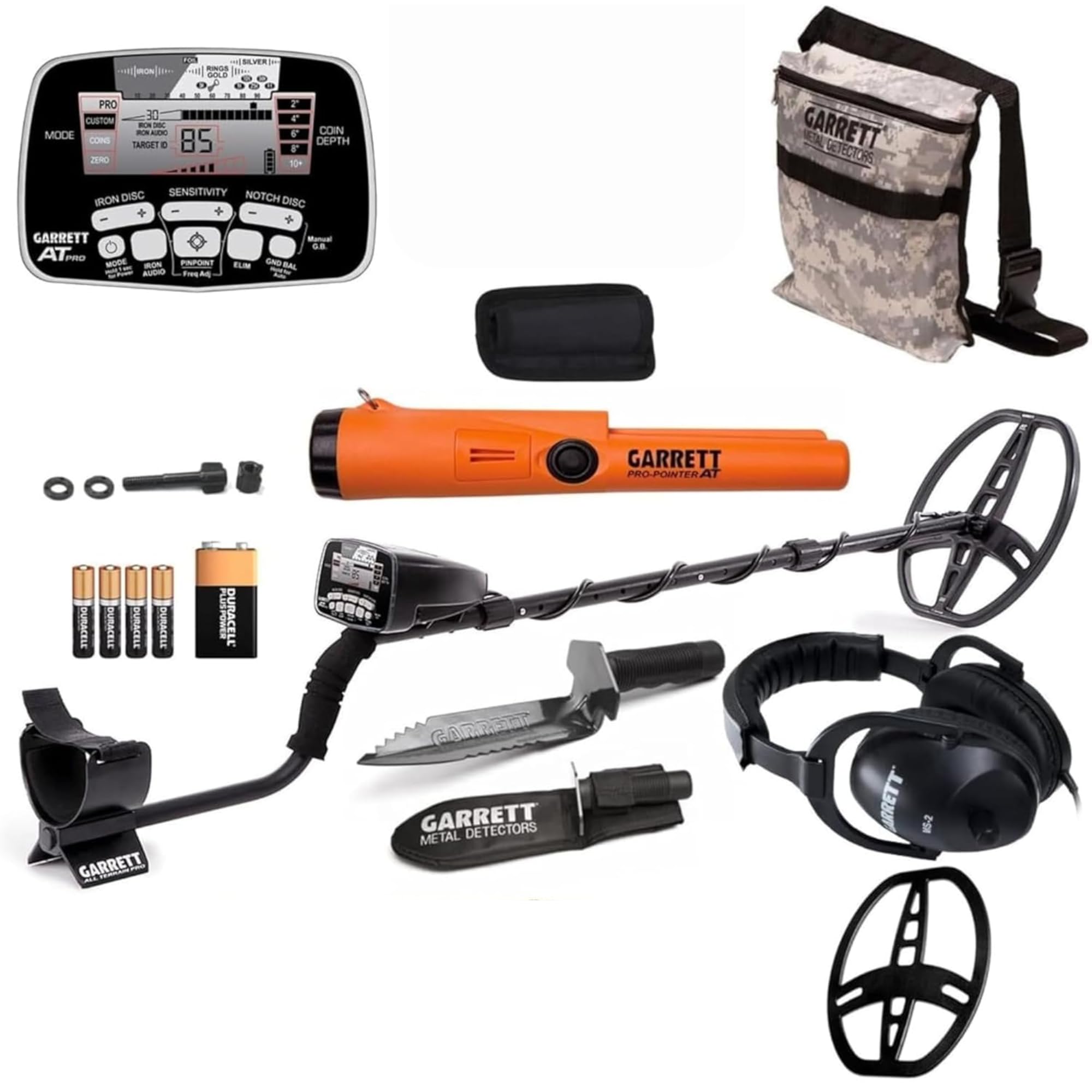 Amazon.com : Garrett A.T. Pro Metal Detector with Pro-Pointer A.T.